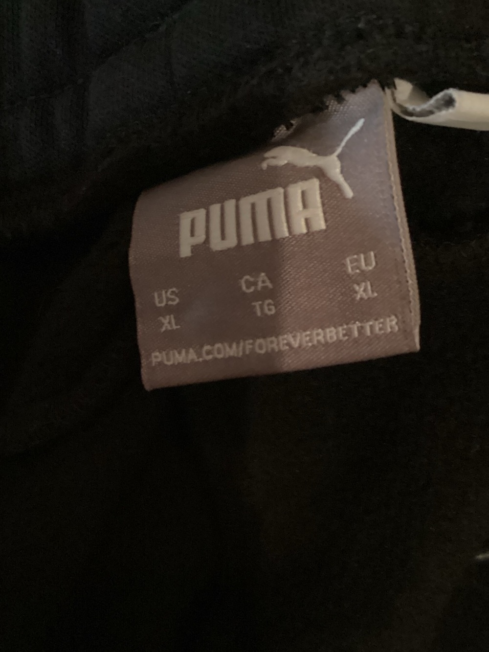 Puma Black Zip-Up Men's Sweater Jacket
